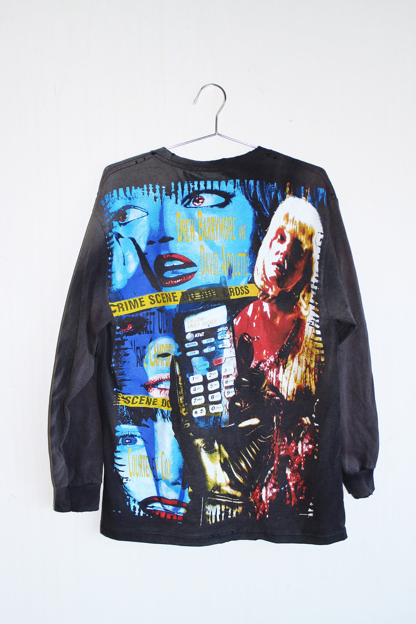 Scream on faded BSC longsleeve (L)