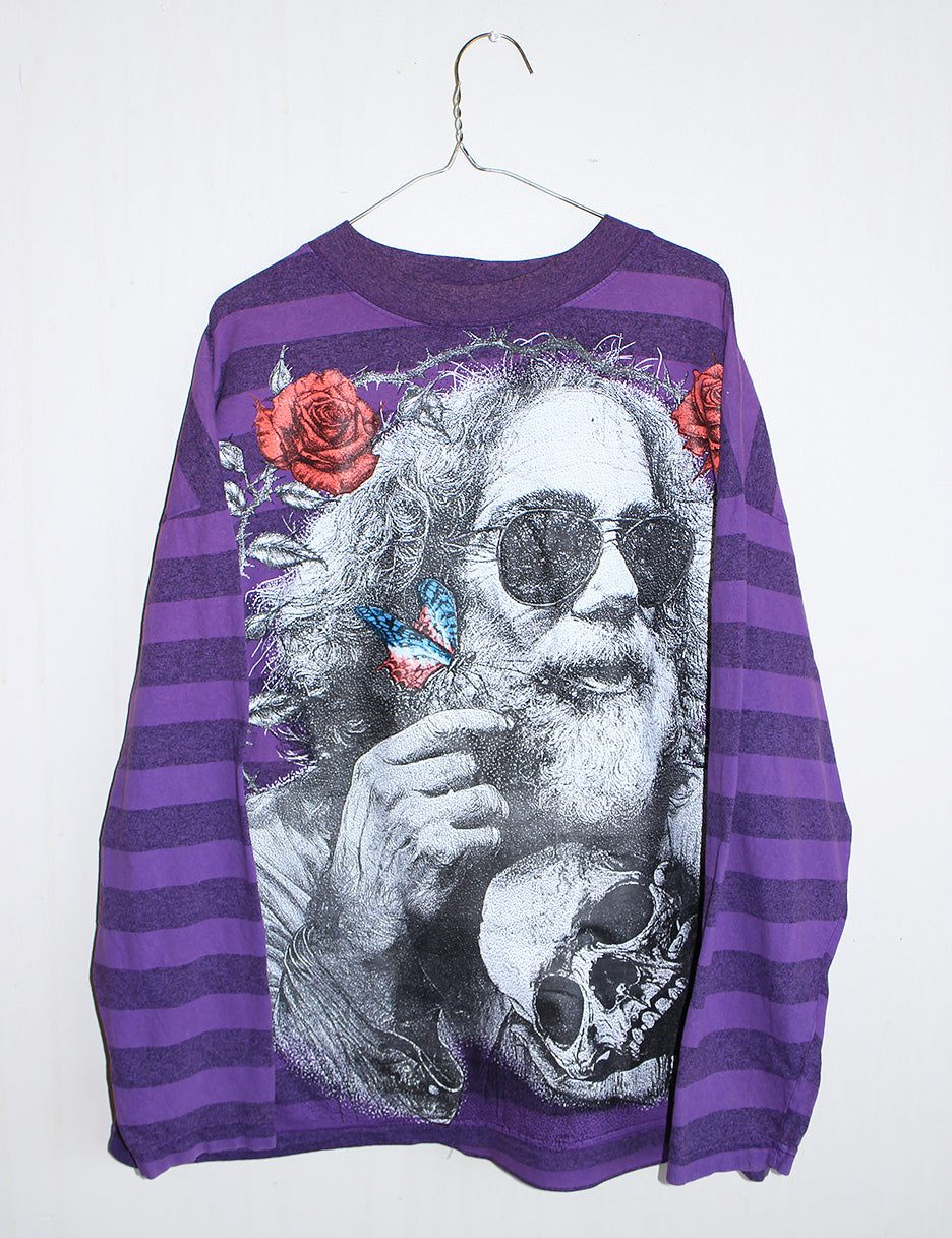 Fare Thee Well Jerry L/S Striped Vintage Tee (XL)