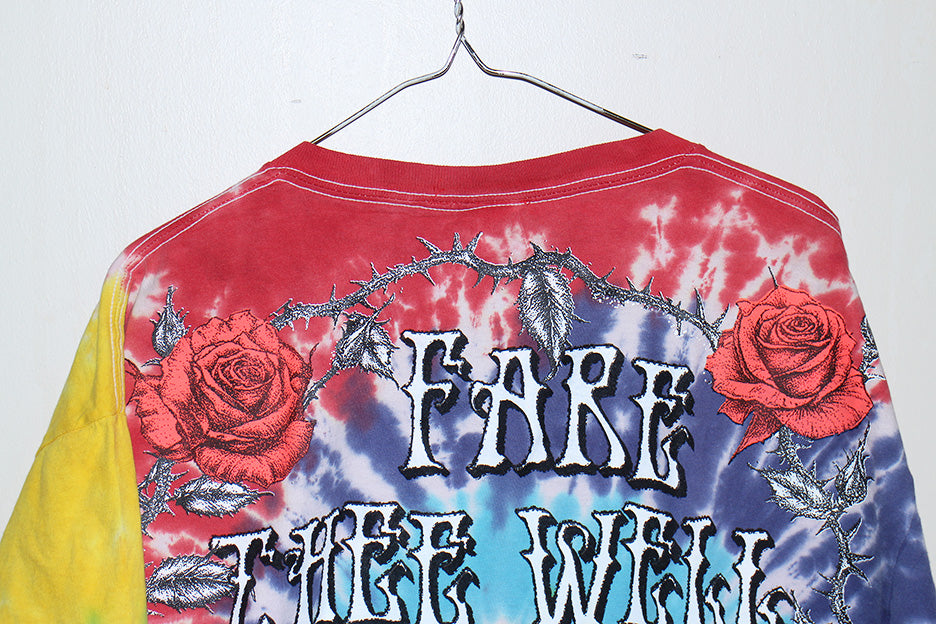 Fare Thee Well Jerry Tie Dyed Vintage FREEZE tee (XL)