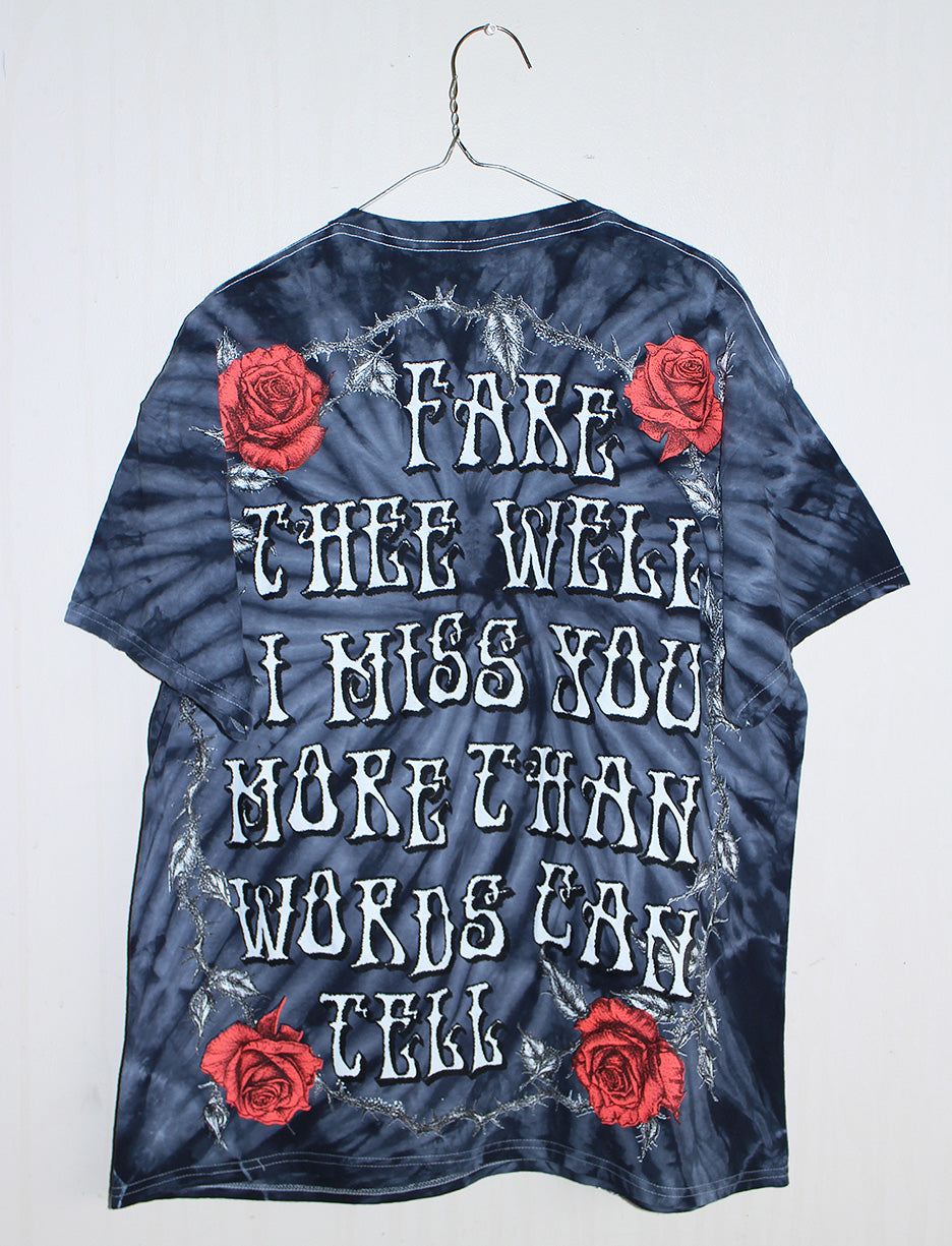 Fare Thee Well Jerry Spiral Tie Dyed Tee (XL)