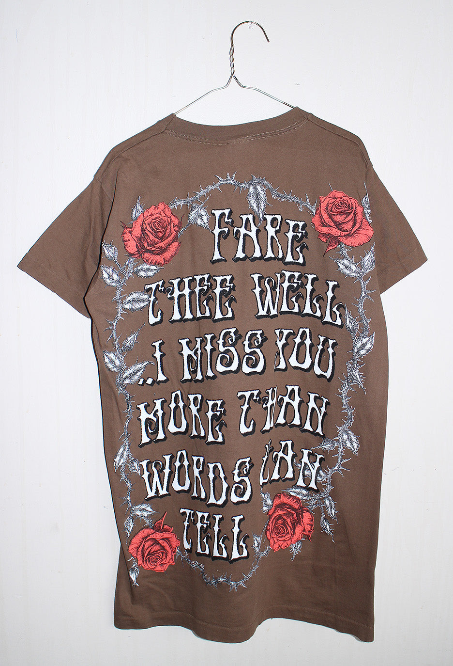 Fare Thee Well Jerry Brown Vintage Single Stitch tee (L)