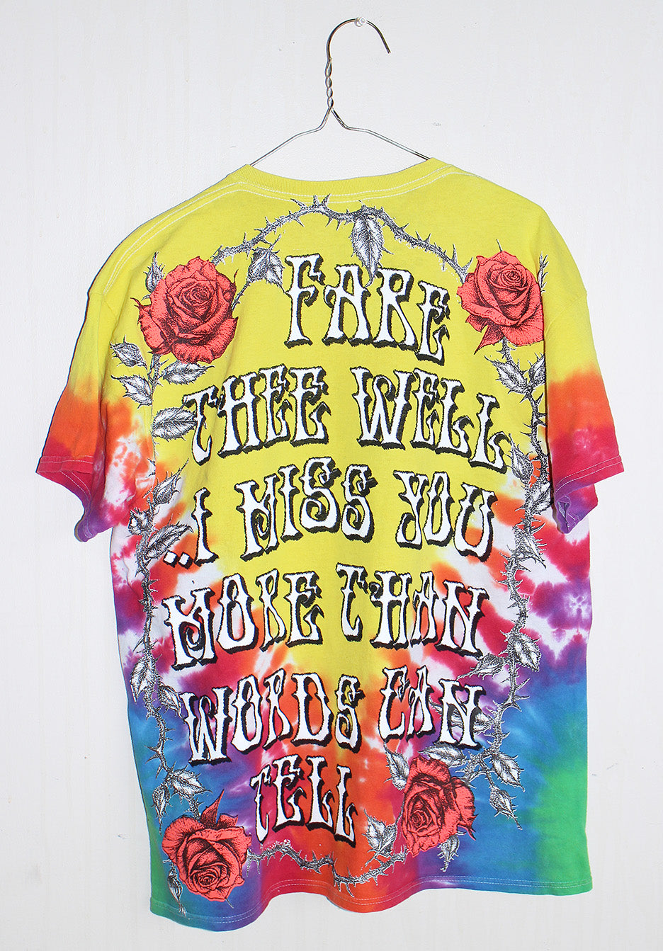 Fare Thee Well Jerry Tie Dyed Tee (L)