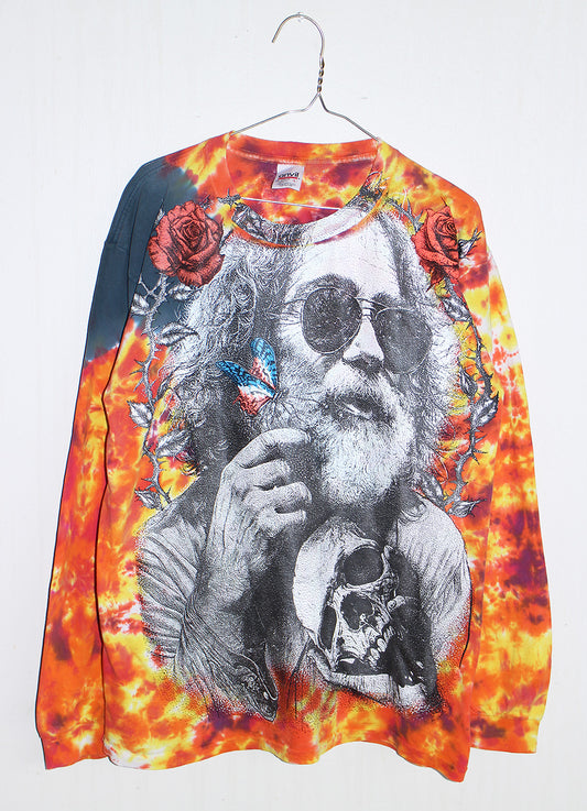 Fare Thee Well Jerry Anvil Tie Dyed L/S tee (L)