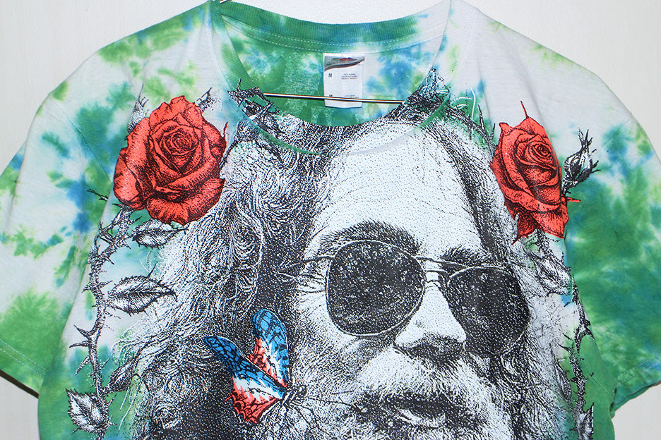 Fare Thee Well Jerry Tie Dyed 97' Era FOTL Tee (M)