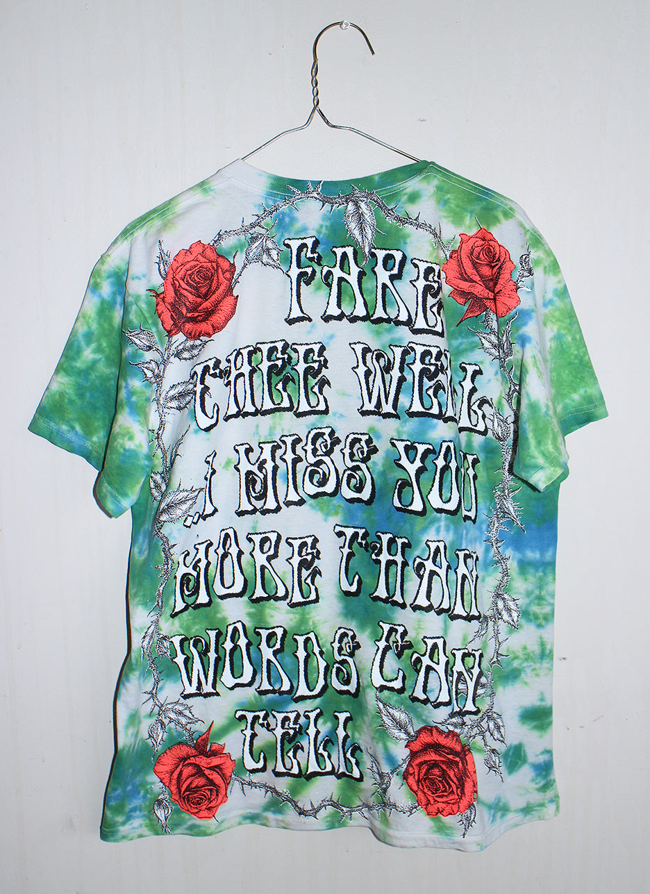 Fare Thee Well Jerry Tie Dyed 97' Era FOTL Tee (M)