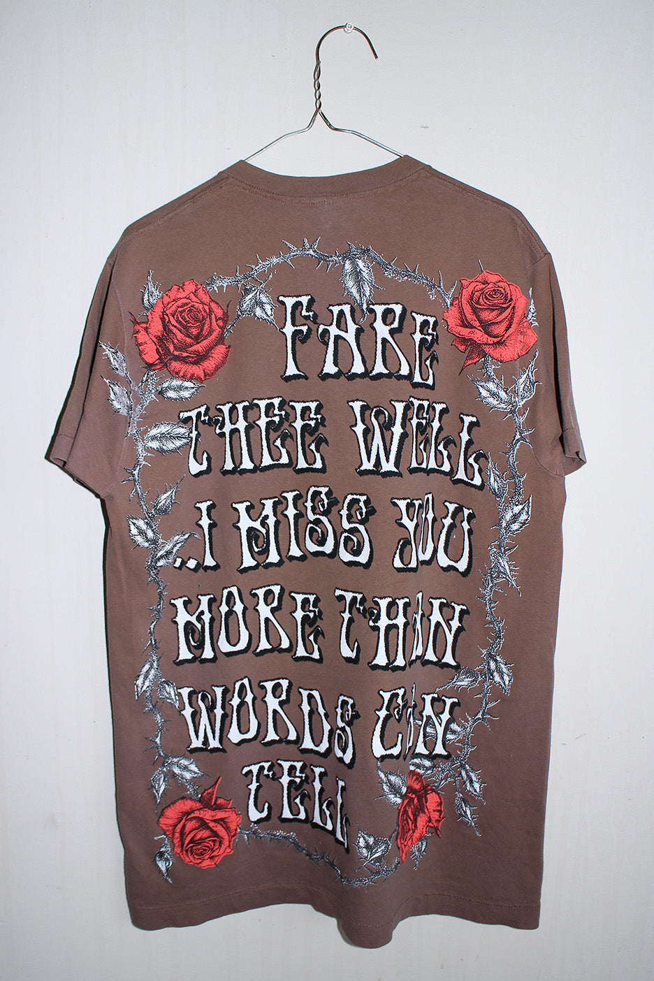 Fare Thee Well Jerry Single Stitch BVD tee (L)