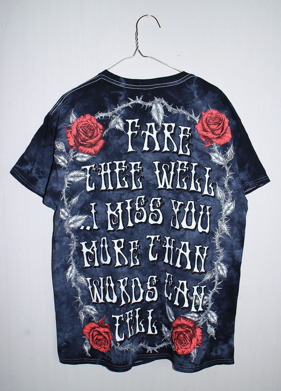 Fare Thee Well Jerry Tie Dyed Tee (M)