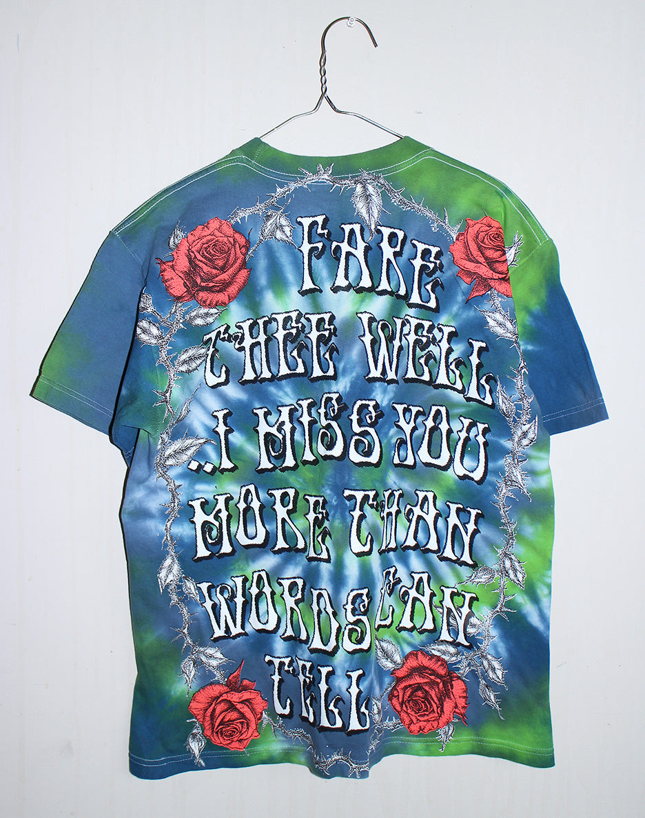 Fare Thee Well Jerry Tie Dyed 00's Tee (M)