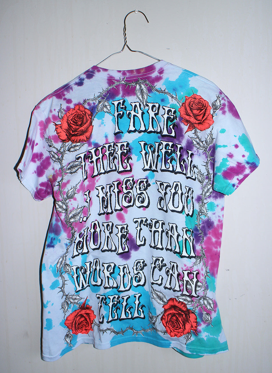 Fare Thee Well Jerry Tie Dyed Tee (M)