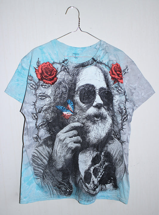 Fare Thee Well Jerry Tie Dyed USA made Tee (L)