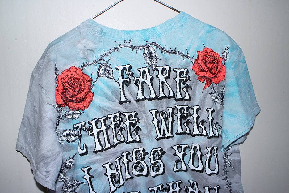 Fare Thee Well Jerry Tie Dyed USA made Tee (L)