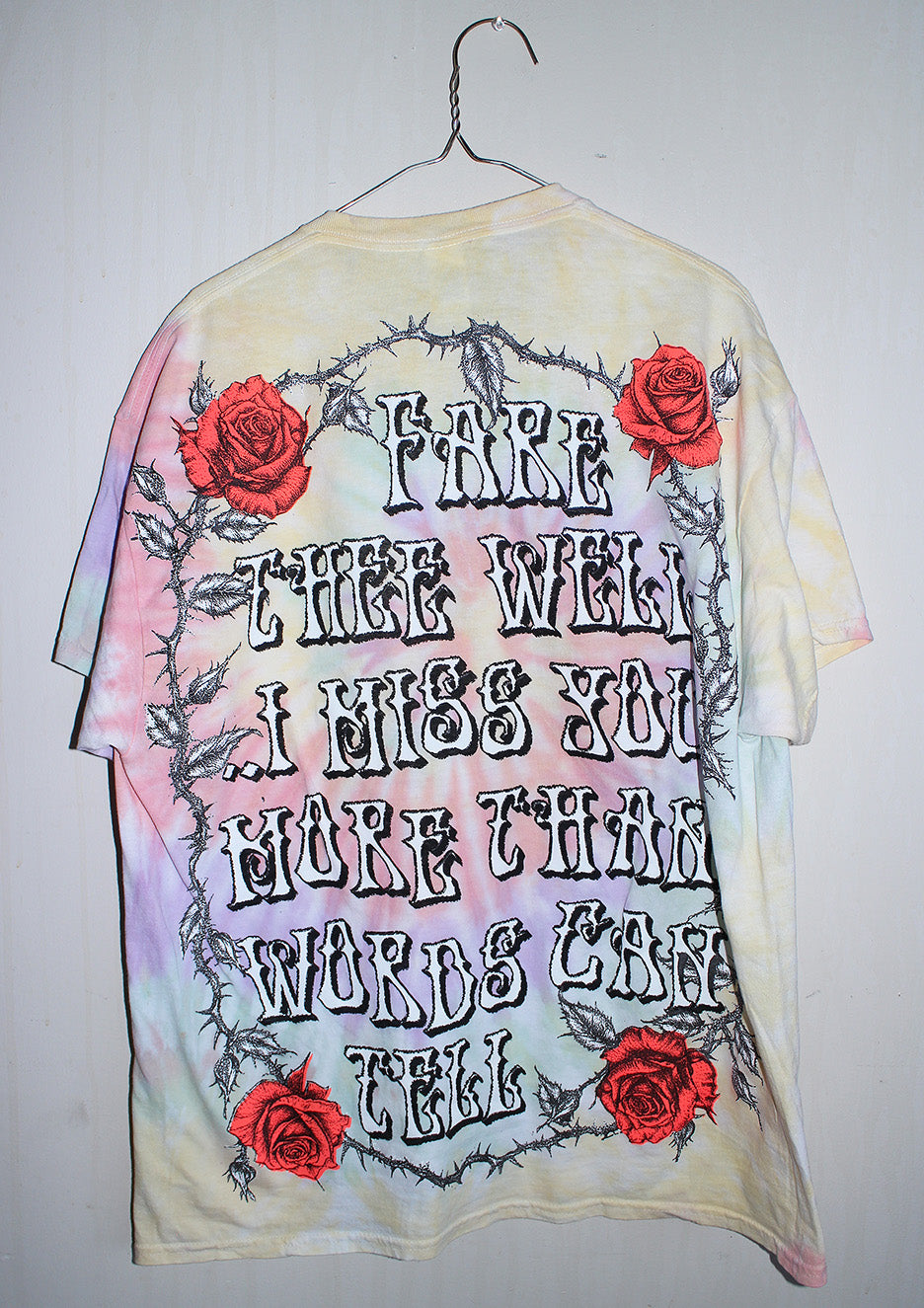 Fare Thee Well Jerry Tie Dyed Tee (XL)