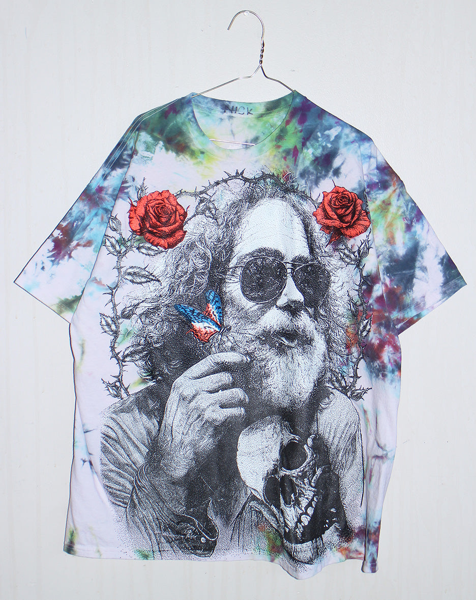 Fare Thee Well Jerry Tie Dyed Tee (XXL)