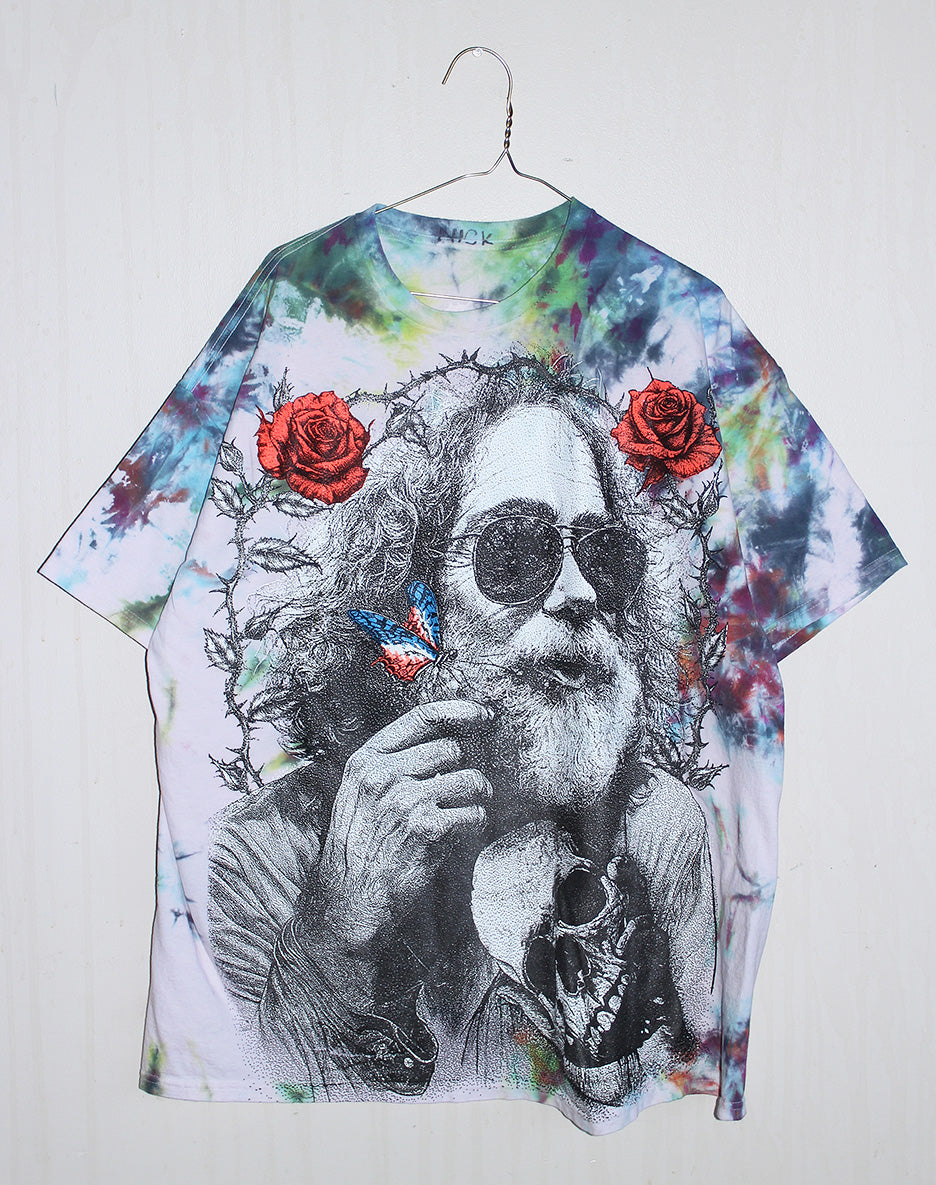 Fare Thee Well Jerry Tie Dyed Tee (XXL)