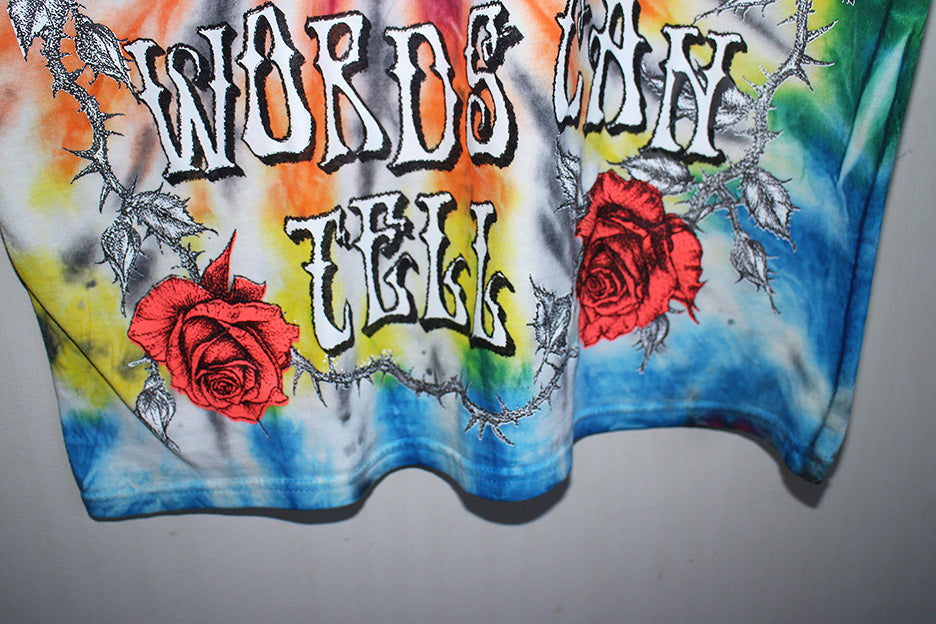 Fare Thee Well Jerry 00's Gildan Tie Dyed Tee (L)