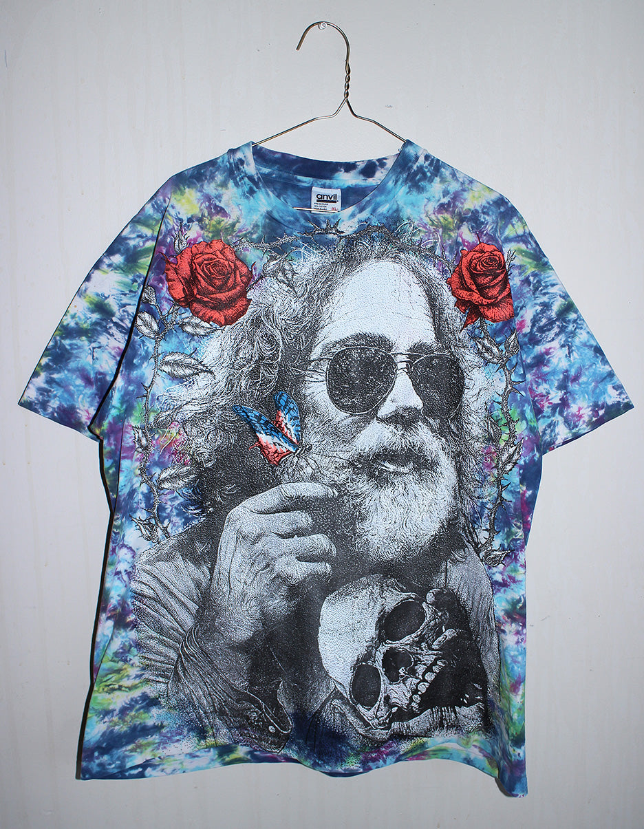 Fare Thee Well Jerry Anvil Tie Dyed Tee (XL)