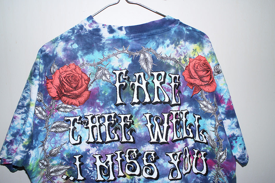 Fare Thee Well Jerry Anvil Tie Dyed Tee (XL)