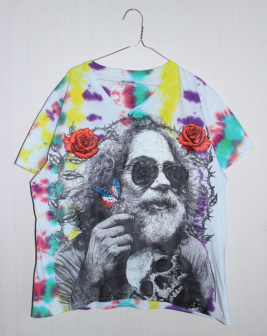 Fare Thee Well Jerry Tie Dyed Tee (XL)