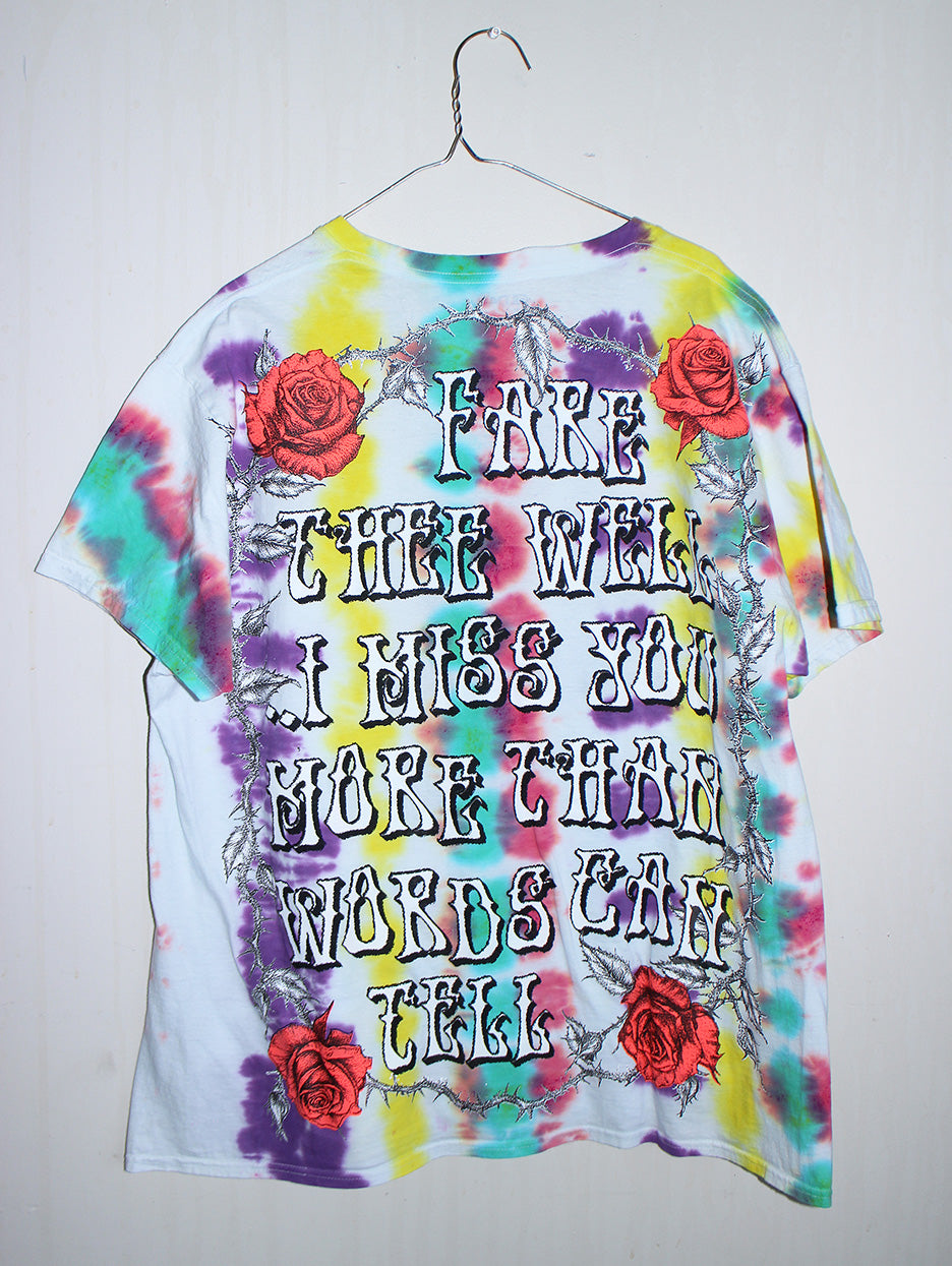 Fare Thee Well Jerry Tie Dyed Tee (XL)