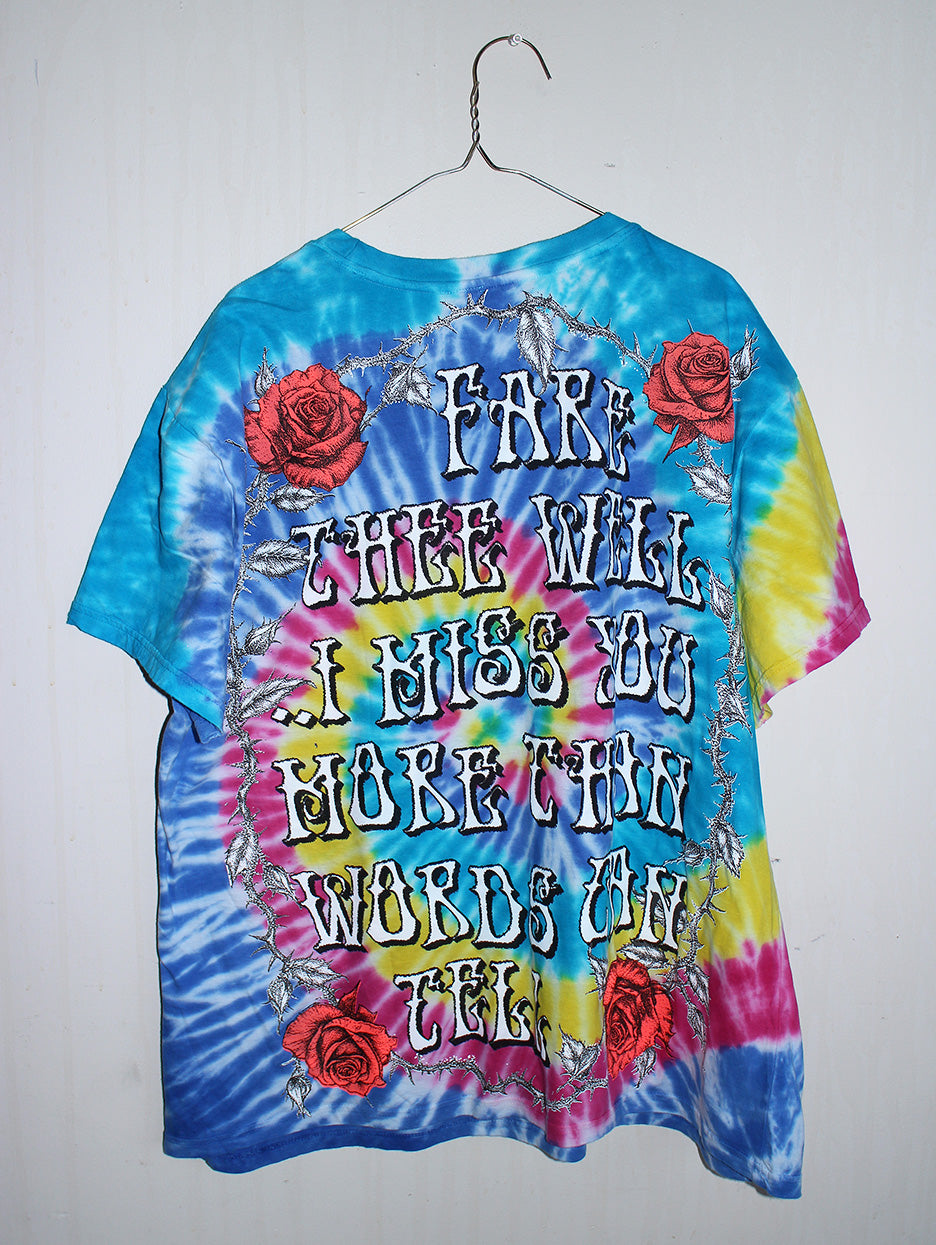 Fare Thee Well Jerry Tie Dyed Tee (XL)