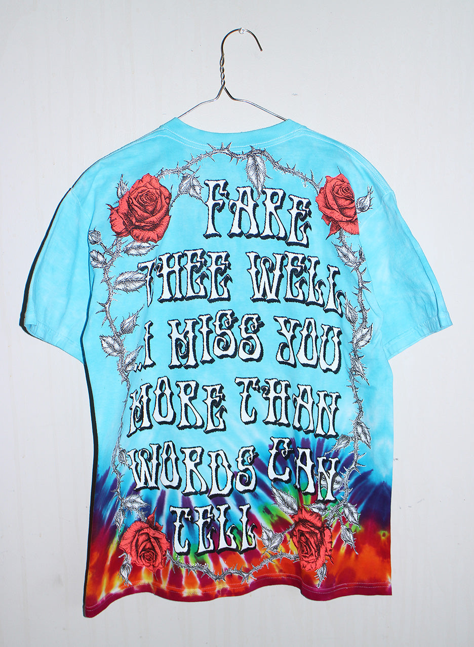 Fare Thee Well Jerry Tie Dyed Tee (M)