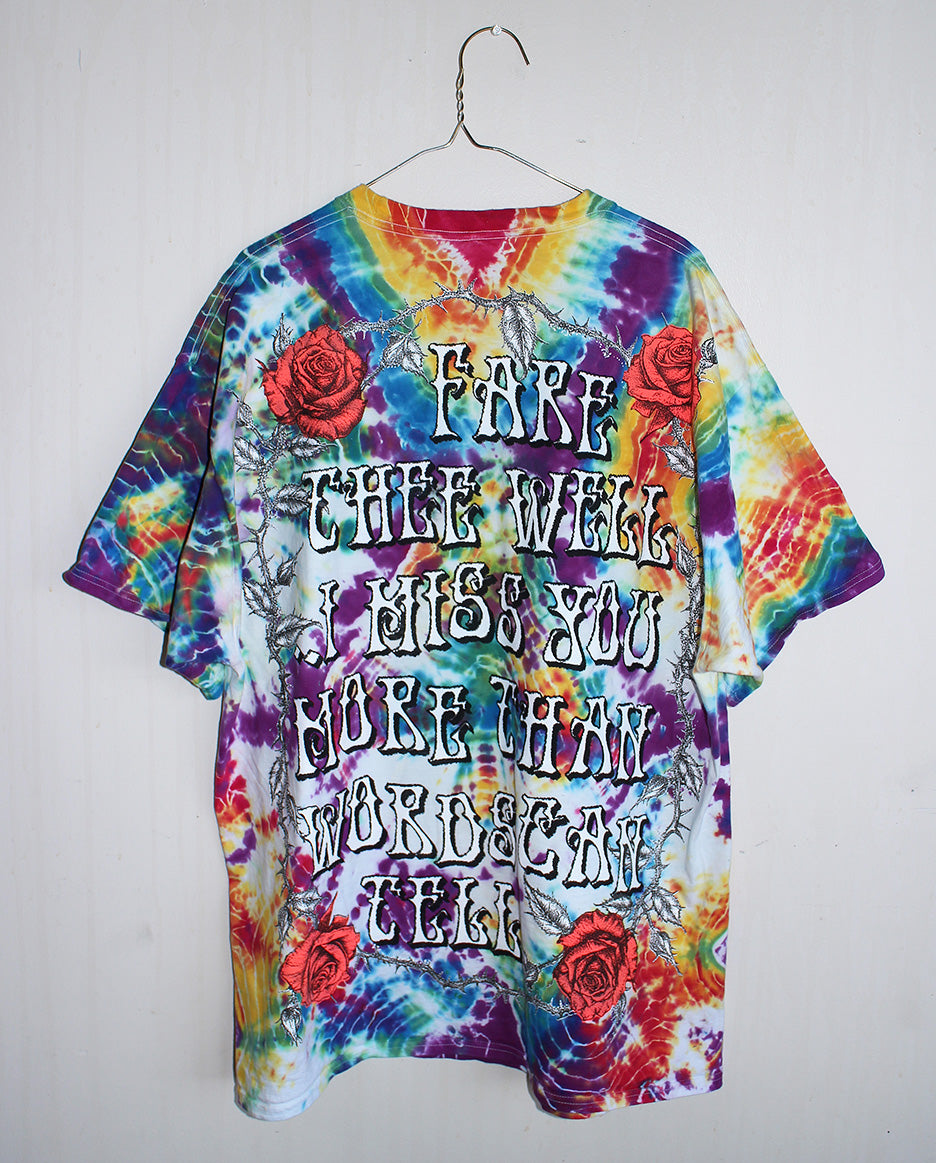 Fare Thee Well Jerry Tie Dyed Tee (XXL)