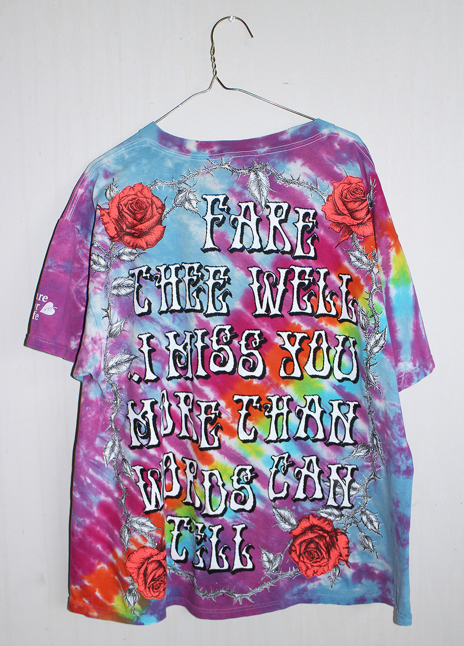 Fare Thee Well Jerry vintage 96' era Delta Tie Dyed Tee (XL)