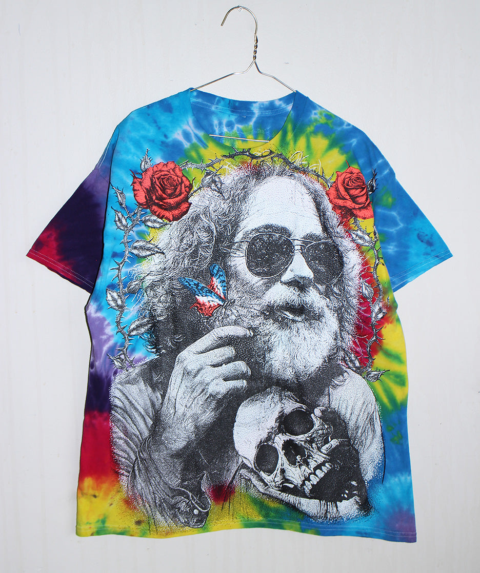 Fare Thee Well Jerry Tie Dyed Tee (L)