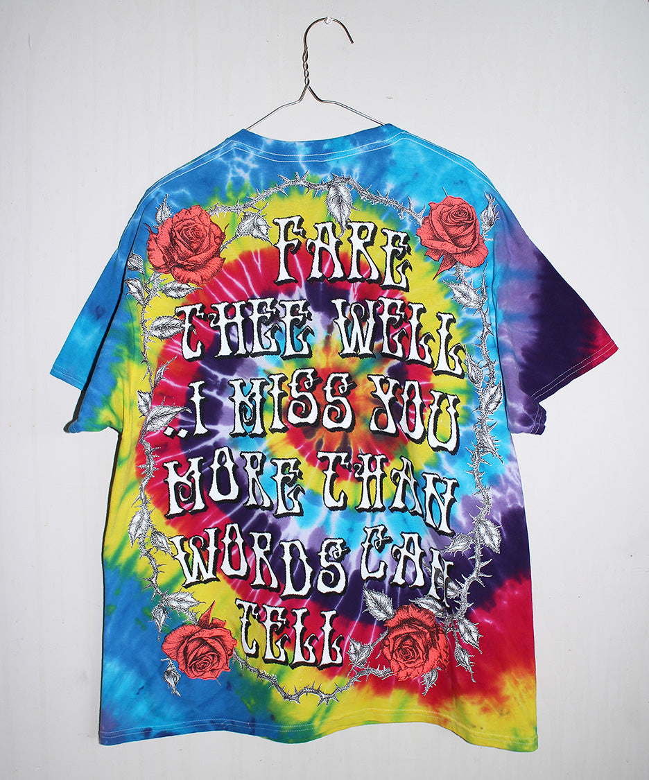 Fare Thee Well Jerry Tie Dyed Tee (L)