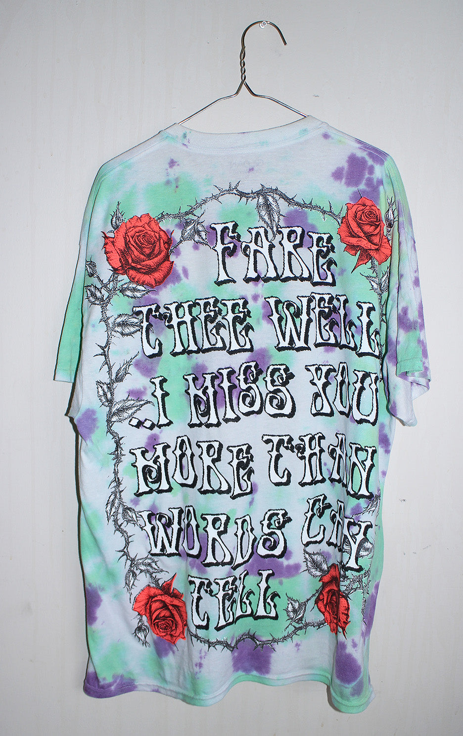 Fare Thee Well Jerry Modern Gildan Tie Dye tee (XL)