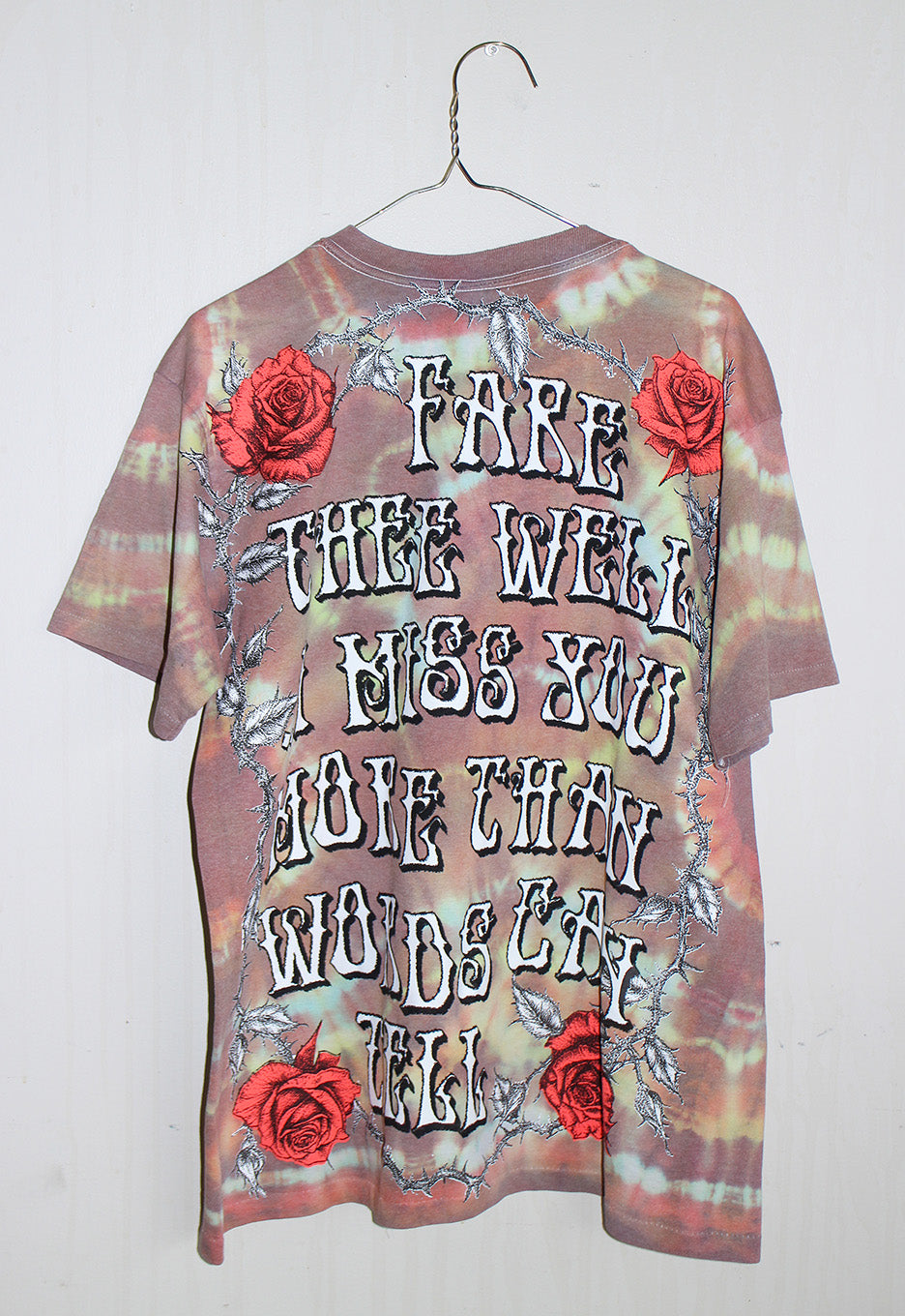 Fare Thee Well Jerry Fashion Gear 50/50 Tie Dye tee (L)