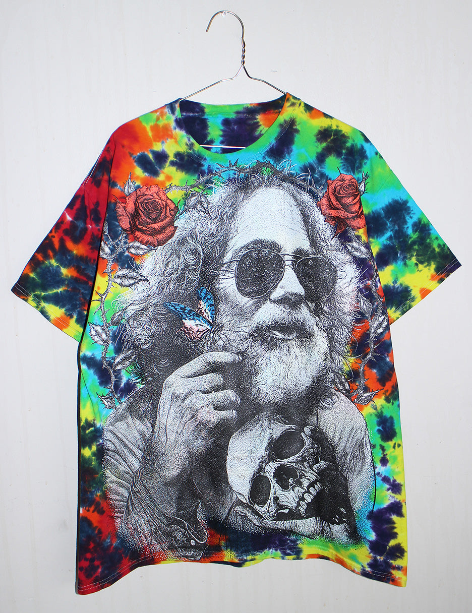 Fare Thee Well Jerry Tie Dyed Tee (XL)