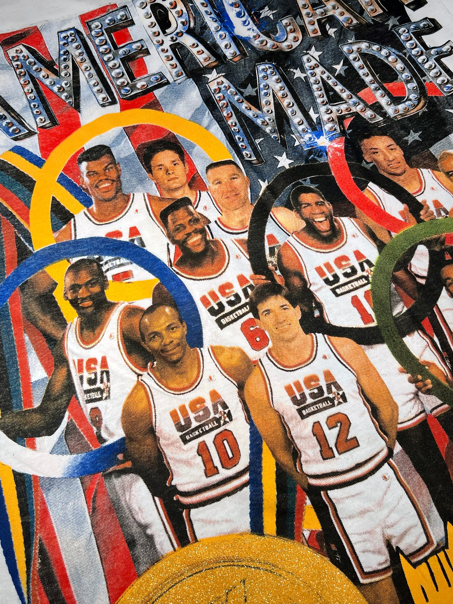 Olympic DREAM TEAM 92' Orig. fan art shirt