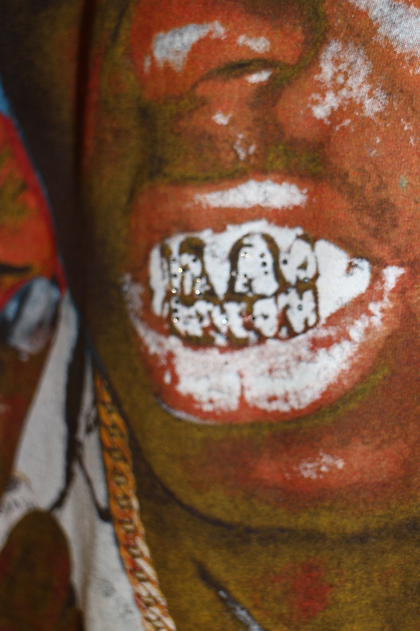 Faded/Distressed/Bejeweled Lil' Wayne Tee (XL)