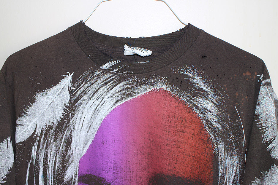 Kurt Nirvana Faded & Distressed L/S T-Shirt (L)