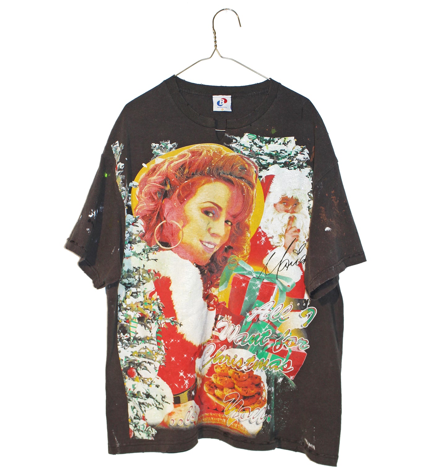 Faded/Distressed Mariah Carey Tee (XL)