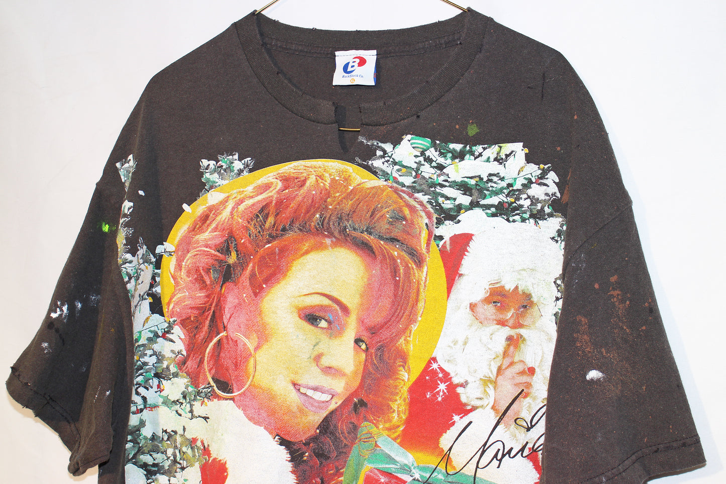 Faded/Distressed Mariah Carey Tee (XL)