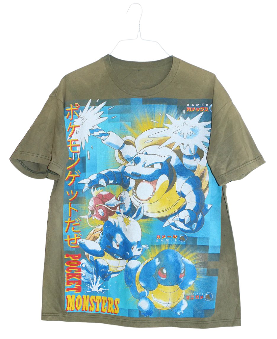 Blastoise Faded green T-Shirt (XL)