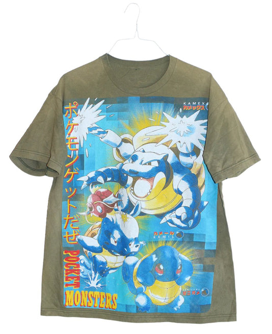 Blastoise Faded green T-Shirt (XL)