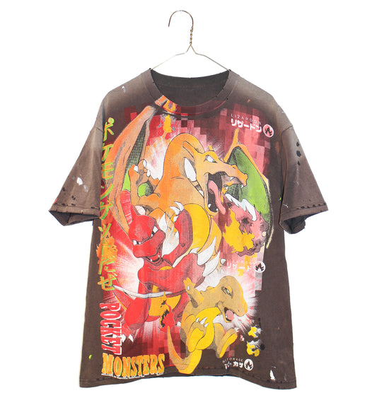 Faded/Distressed Charizard Tee (L)