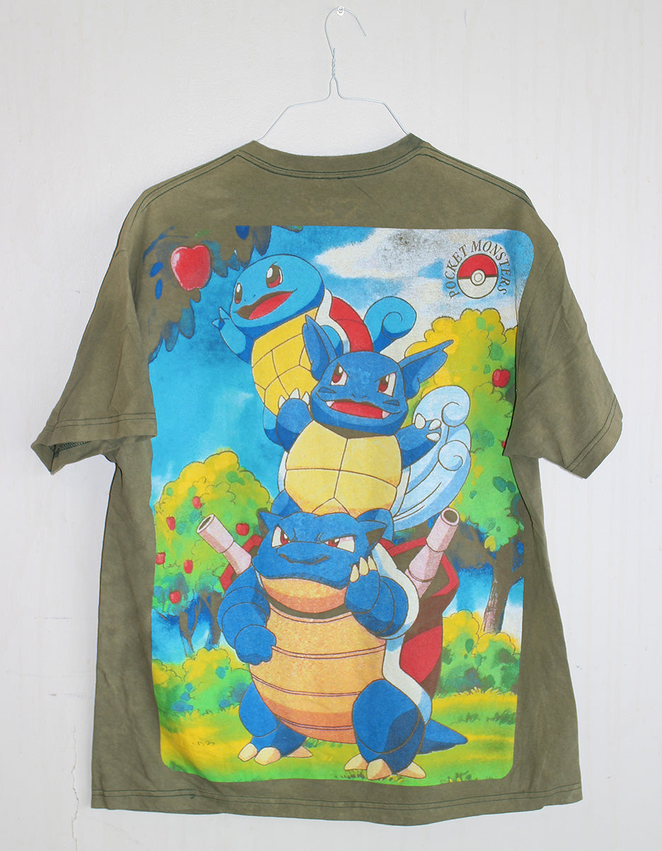 Blastoise Faded green T-Shirt (XL)