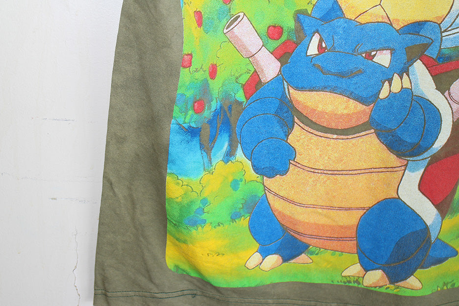 Blastoise Faded green T-Shirt (XL)