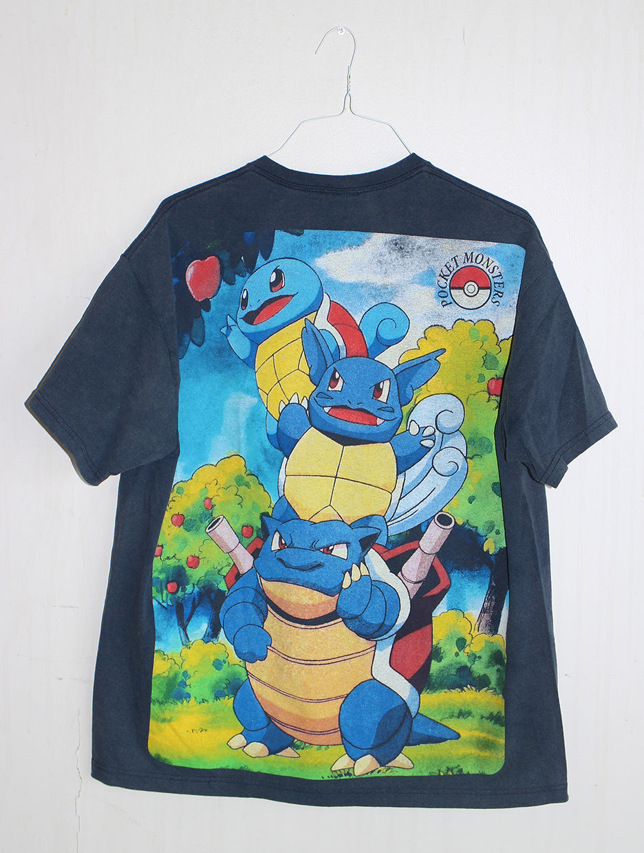 Blastoise Faded navy T-shirt (XL)