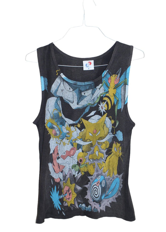 "This is Kanto region, bro" Faded Wal-Mart Tanktop (L)