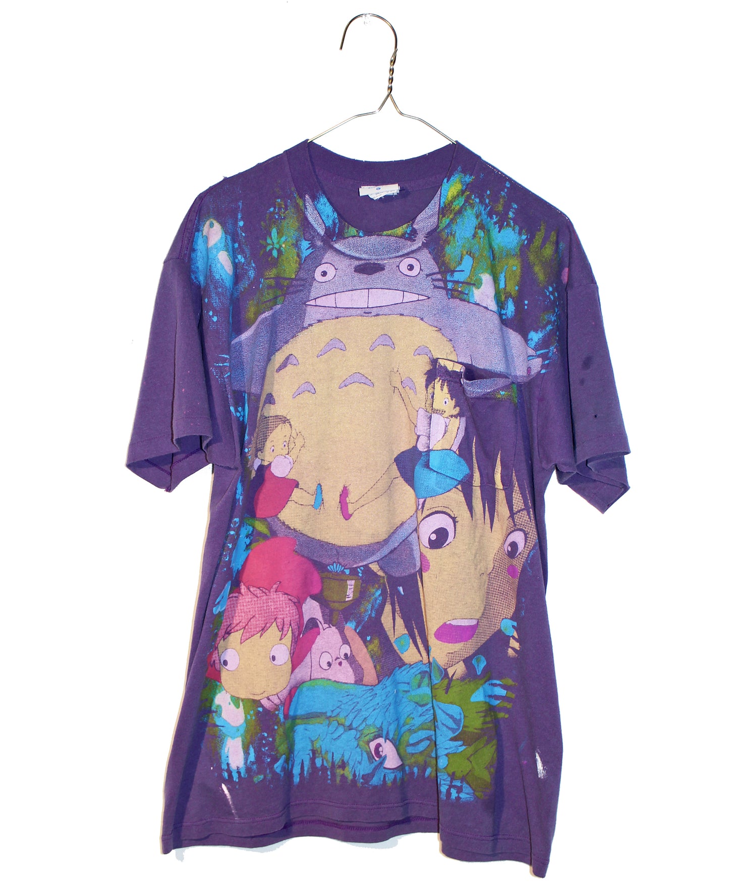 Faded Purple Ghibli Vintage Pocket Tee (L)