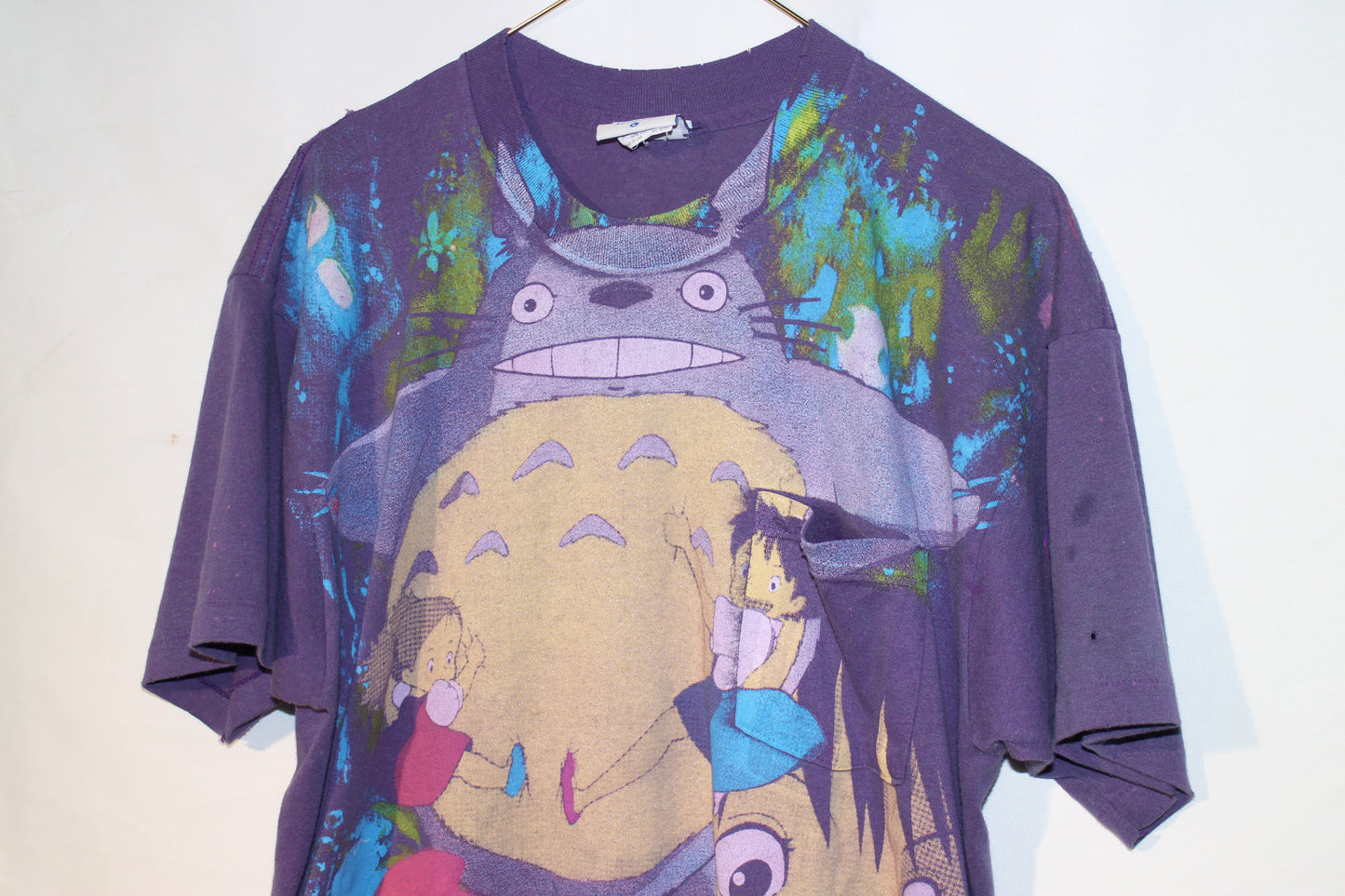 Faded Purple Ghibli Vintage Pocket Tee (L)