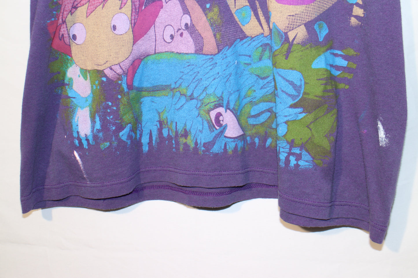 Faded Purple Ghibli Vintage Pocket Tee (L)