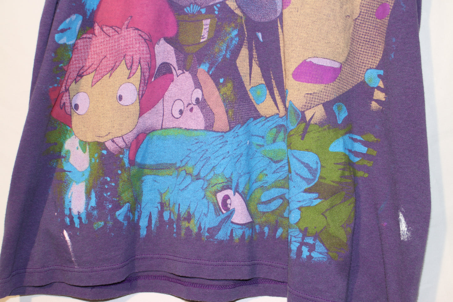 Faded Purple Ghibli Vintage Pocket Tee (L)