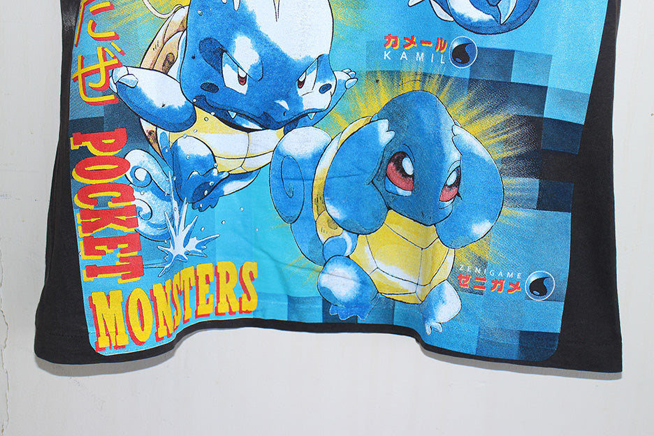 Blastoise on vintage pocket T-shirt (M)