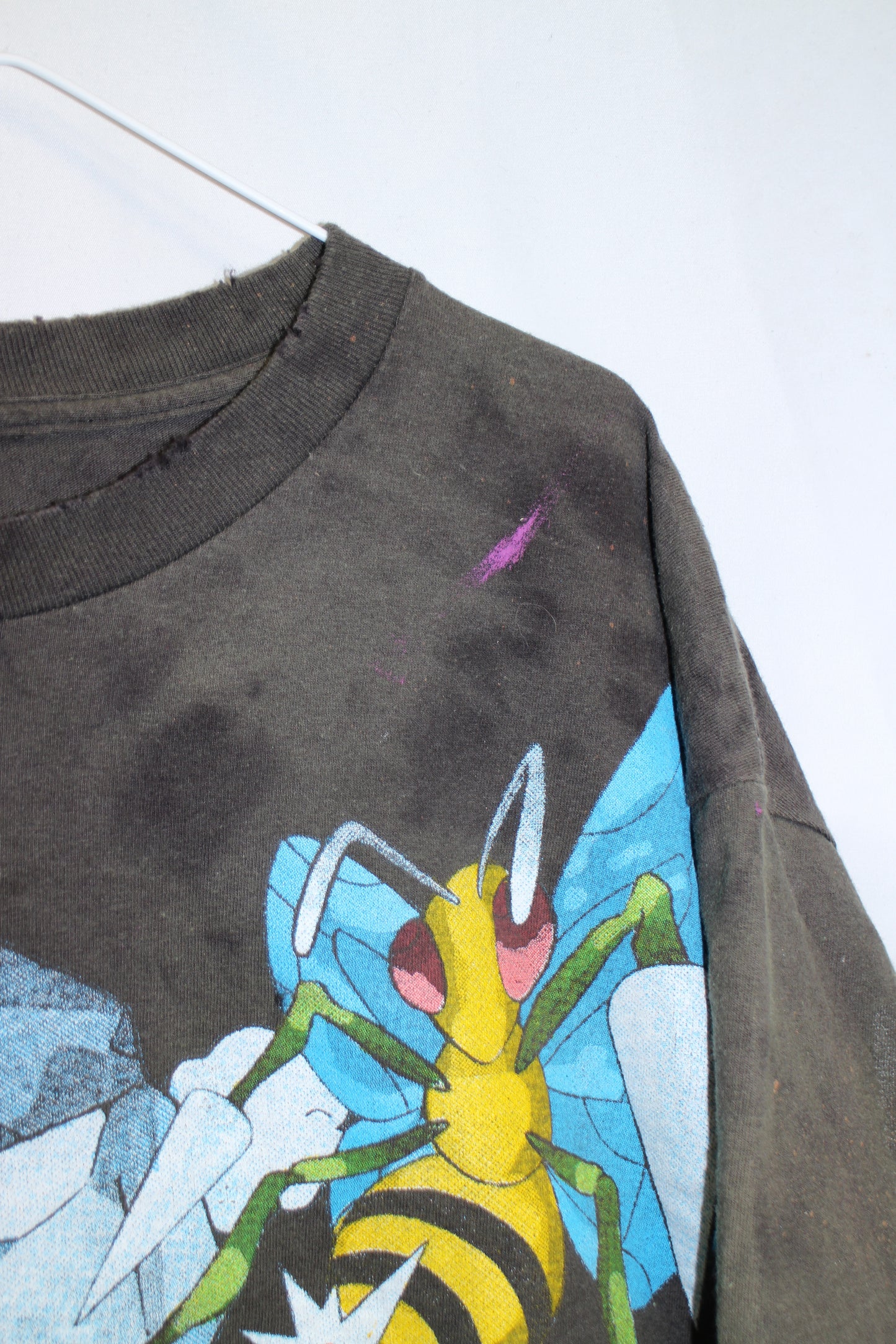 Poke Gym Friends Faded/Distressed Tee (L)